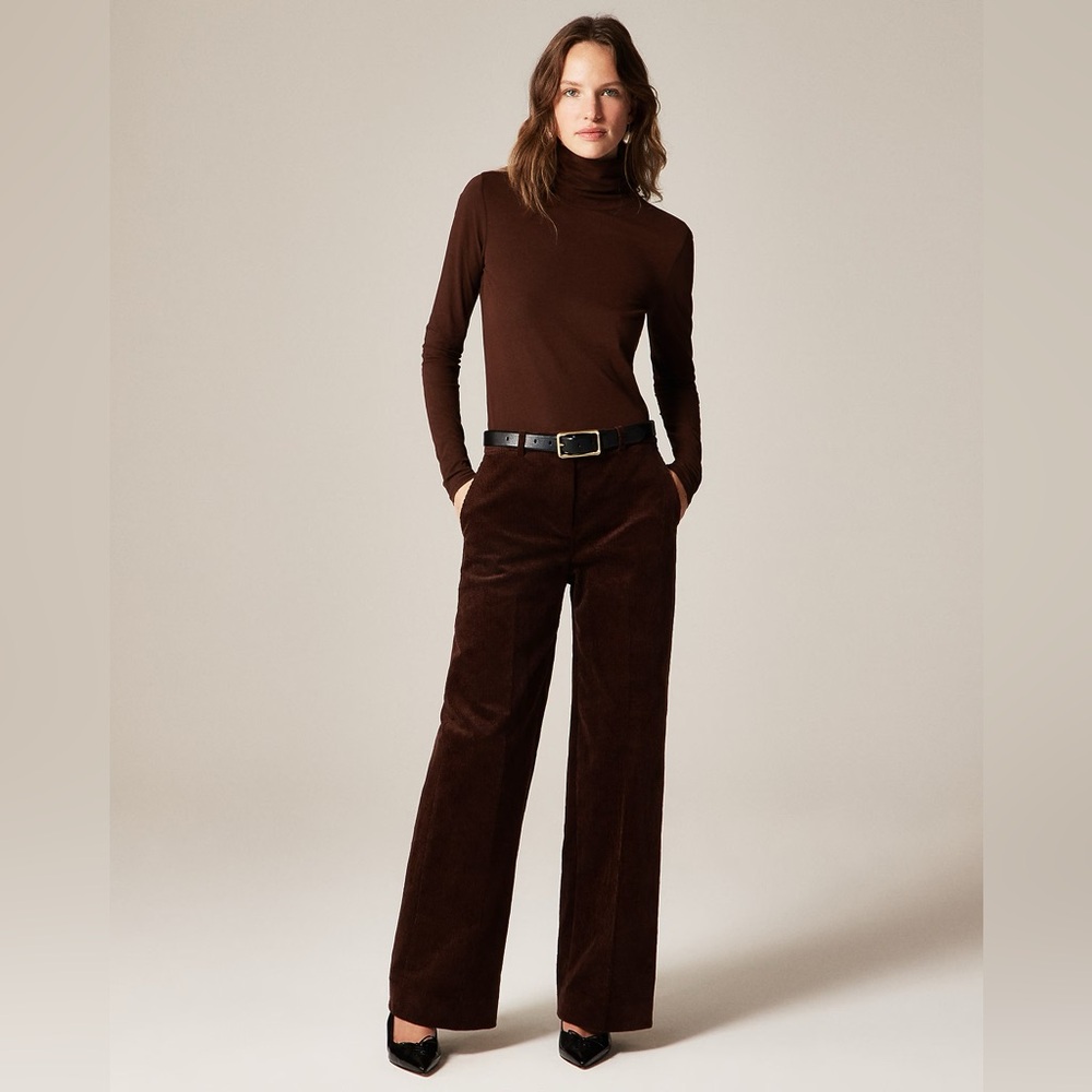 NWT - J.Crew Wide-leg trouser in stretch corduroy